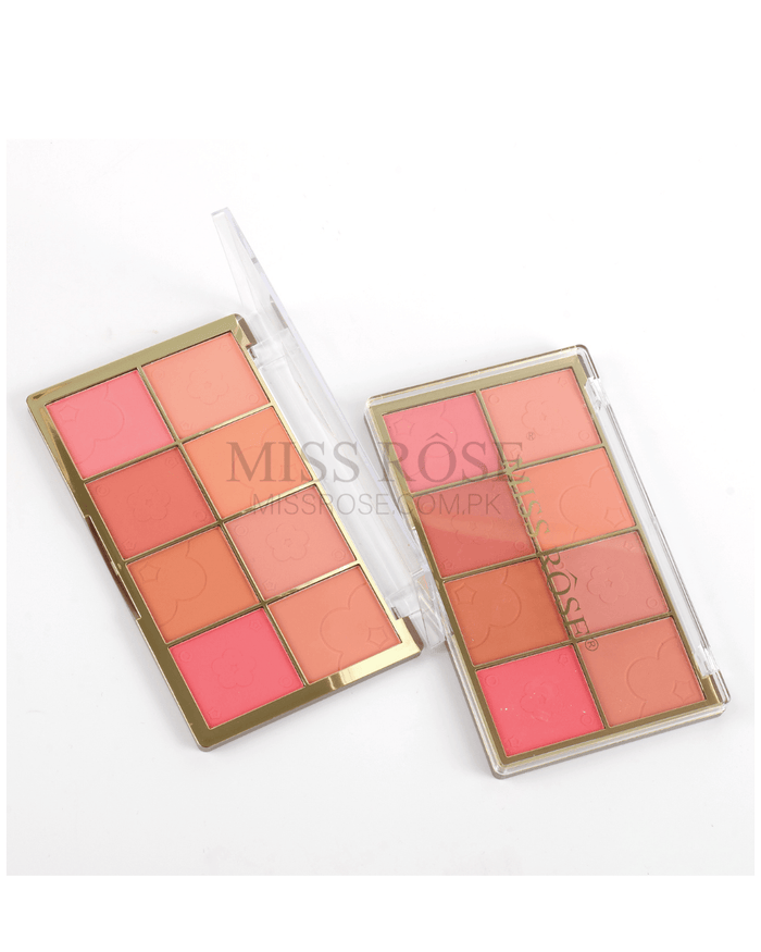Shop Miss Rose 8 Color Gold Brick Blush Palette at Best Price In Pakistan