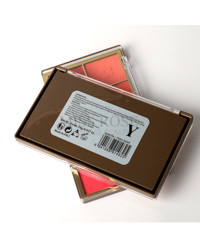 Shop Miss Rose 8 Color Gold Brick Blush Palette Online in Pakistan