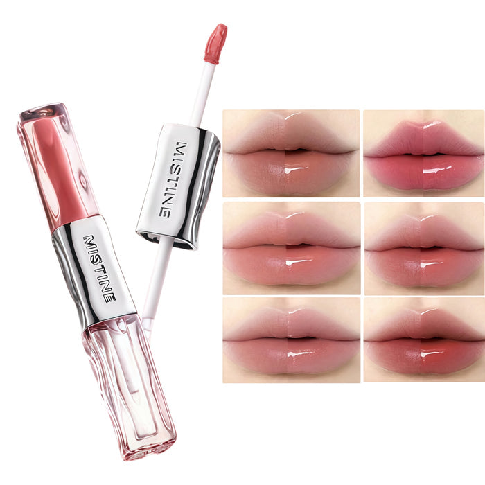 MISTINE Double-head Moist Matte & Glossy Lip Glaze (2.0) T5588