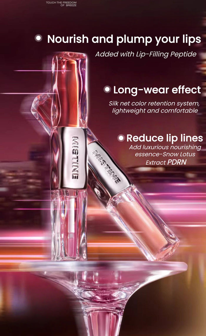 MISTINE Double-head Moist Matte & Glossy Lip Glaze (2.0) T5588