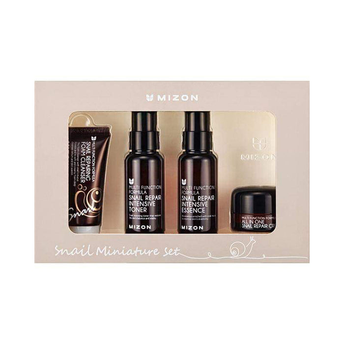 Mizon Snail Miniature set مجموعه العناية بالبشرة بهلام الحلزون من ميزون