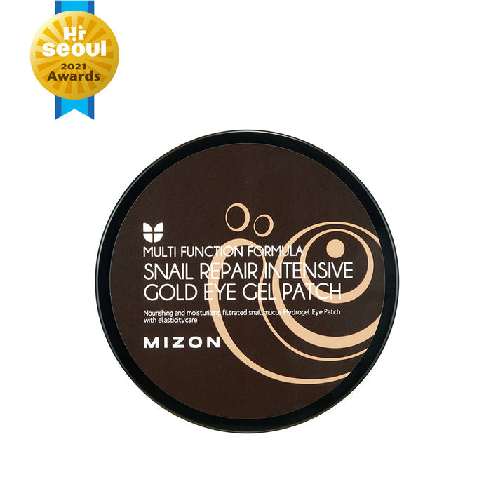 MIZON Snail Repair Intensive Gold Eye Gel Patch شرائح العين بهلام الحلزون