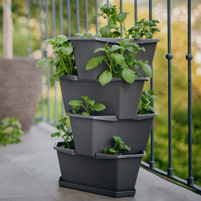 Modular Vertical Garden Tower | 4-Level Raised Planter