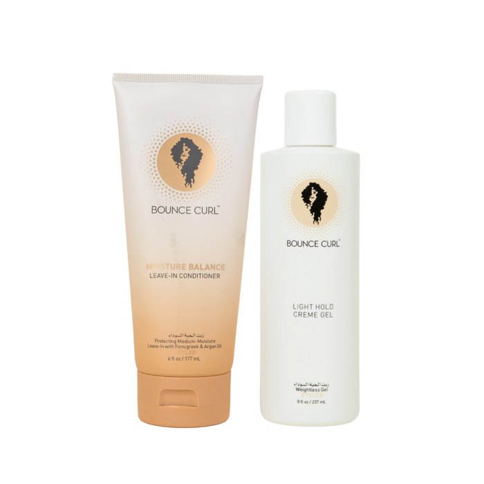 Bounce Curl Moisture Styling Kit bottles