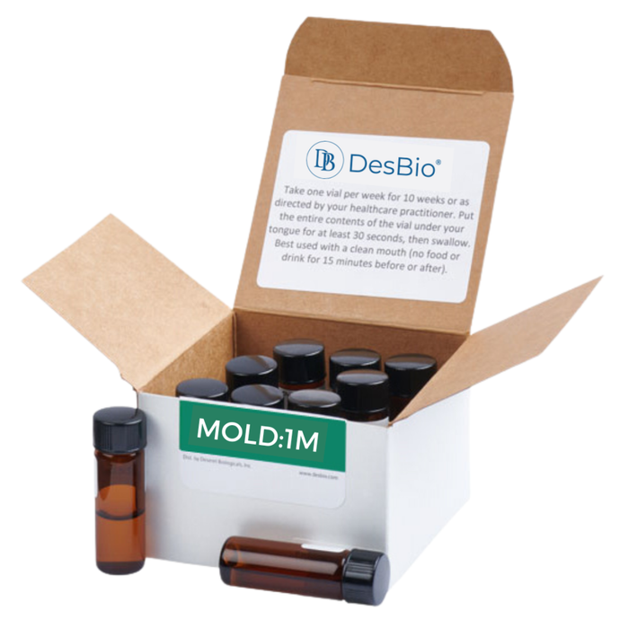 DesBio MOLD 1M homeopathic mold symptom support drops