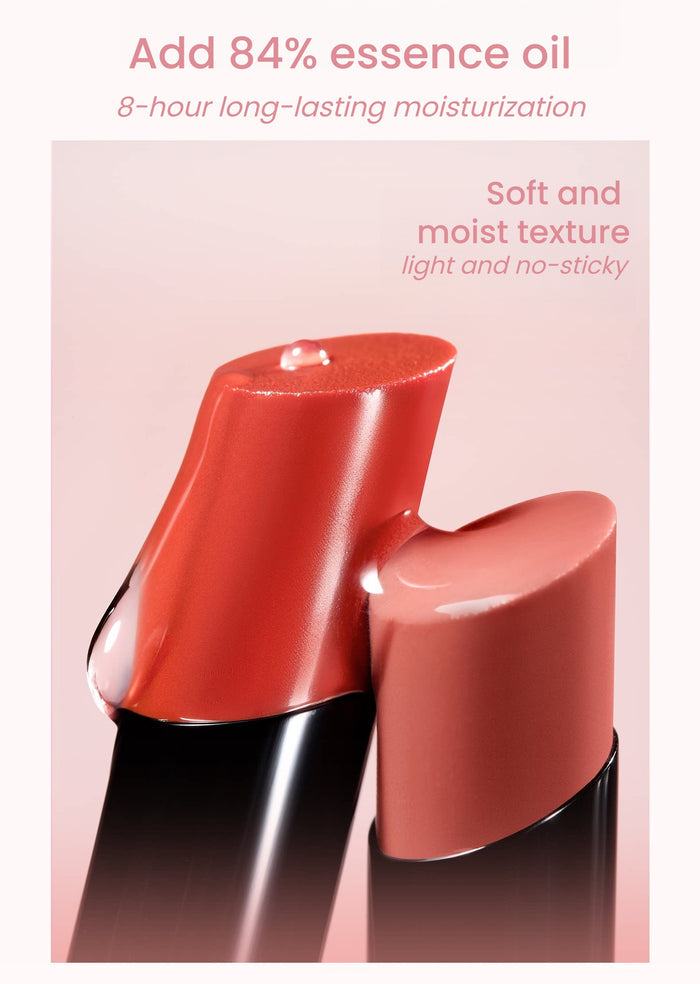 MOOEKISS Dipeptide Essence Long-wear Glossy Lipstick T5605