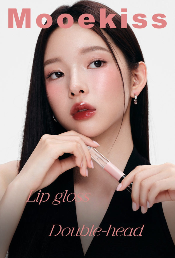 MOOEKISS Double-head Essence Long-wear Matte & Mirror Lip Glaze T5606