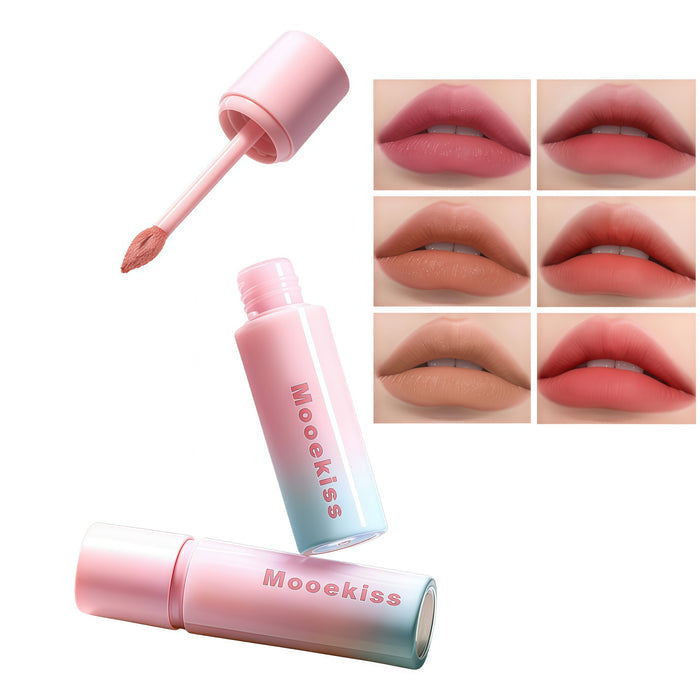 MOOEKISS Pink Blue Collection Velvet Matte Lip Mud T5669