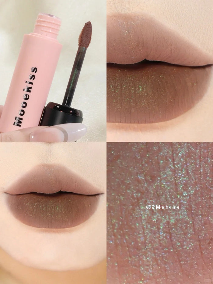 MOOEKISS Silky Airy Velvet Matte Lip Mud #V29 Mocha Ice T4865