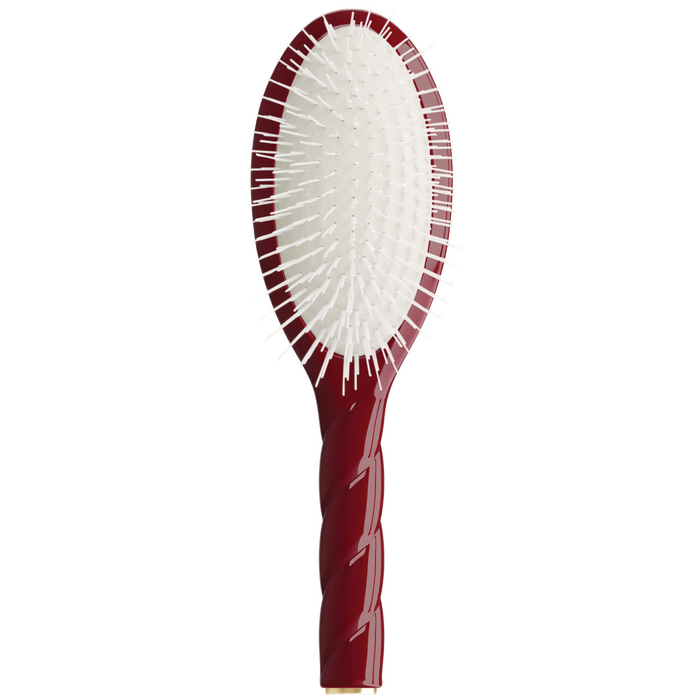 N. 07 The Detangling And Stimulation Hair Brush The Intense - Cherry Red