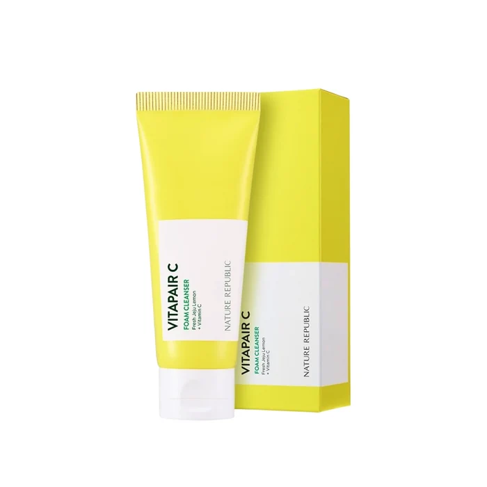 NATURE REPUBLIC Vitapair C Foam Cleanser Fresh Jeju Lemon + Vitamin C  غسول البشرة بالفيتامين سي
