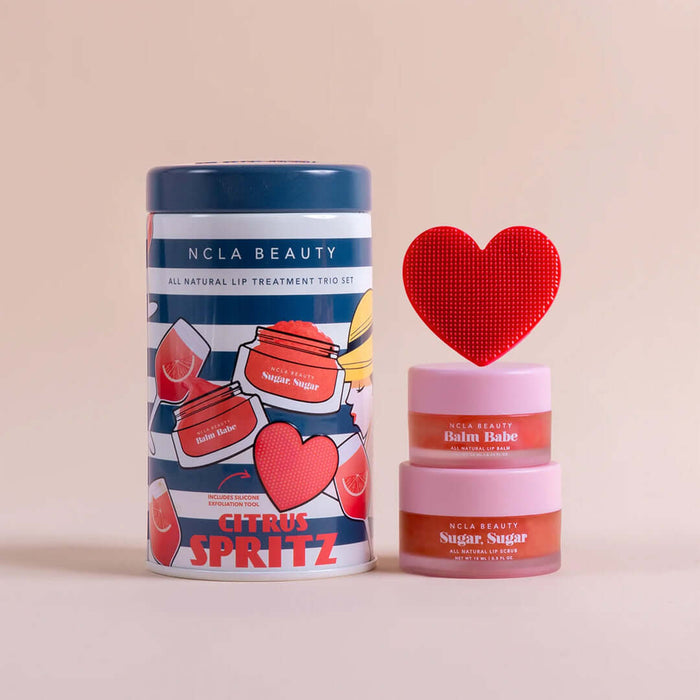 NCLA Beauty Citrus Spritz Lip Care Value Set - rinkinys lūpoms