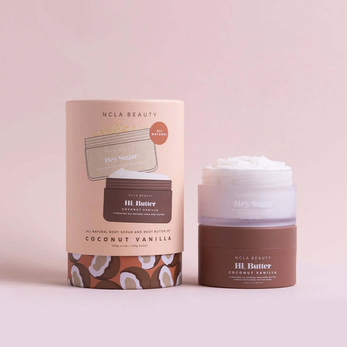 NCLA Beauty Coconut Vanilla Body Care Set - rinkinys kūno priežiūrai