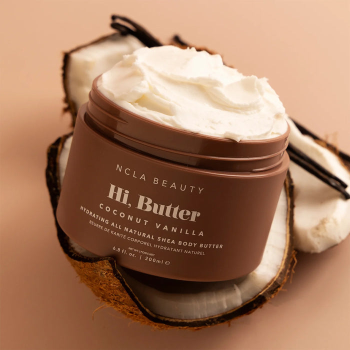 NCLA Beauty Hi, Butter Coconut Vanilla - kūno sviestas