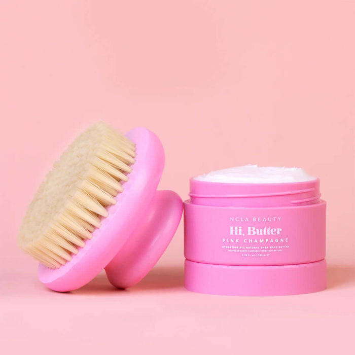 NCLA Beauty Pink Champagne Buff & Butter Body Set - kūno priežiūros rinkinys