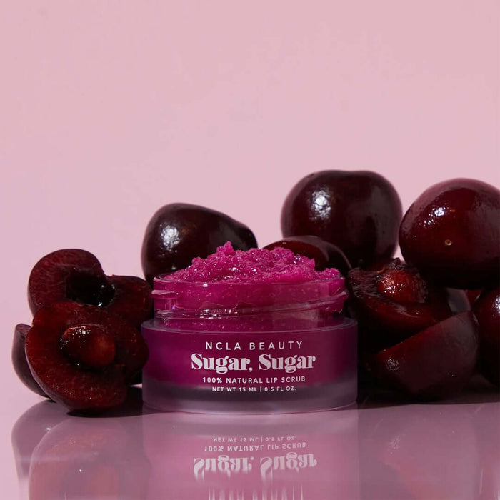 NCLA Beauty Sugar Sugar Black Cherry Lip Scrub - lūpų šveitiklis