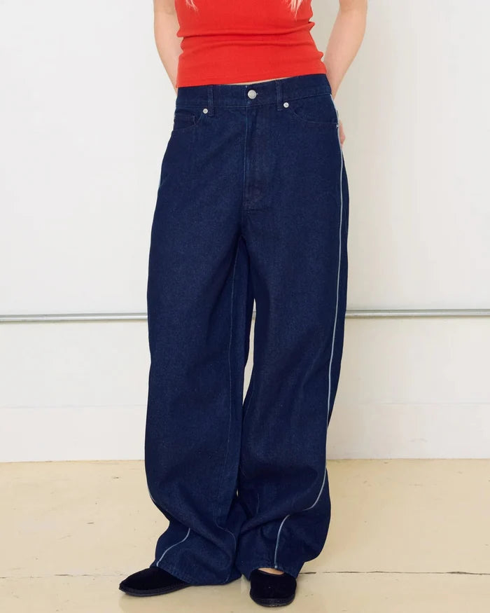 Obey - Alloy Piping Denim - Rinse - Jupes et Pantalons - 242010067RIN26