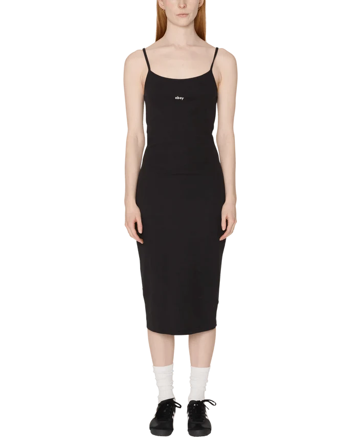 Obey - Bianca Long Tank Dress - Digital black - Robes - 401500438DIBS