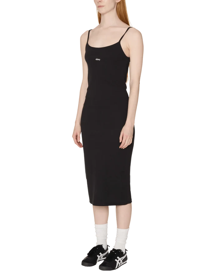 Obey - Bianca Long Tank Dress - Digital black - Robes - 401500438DIBS