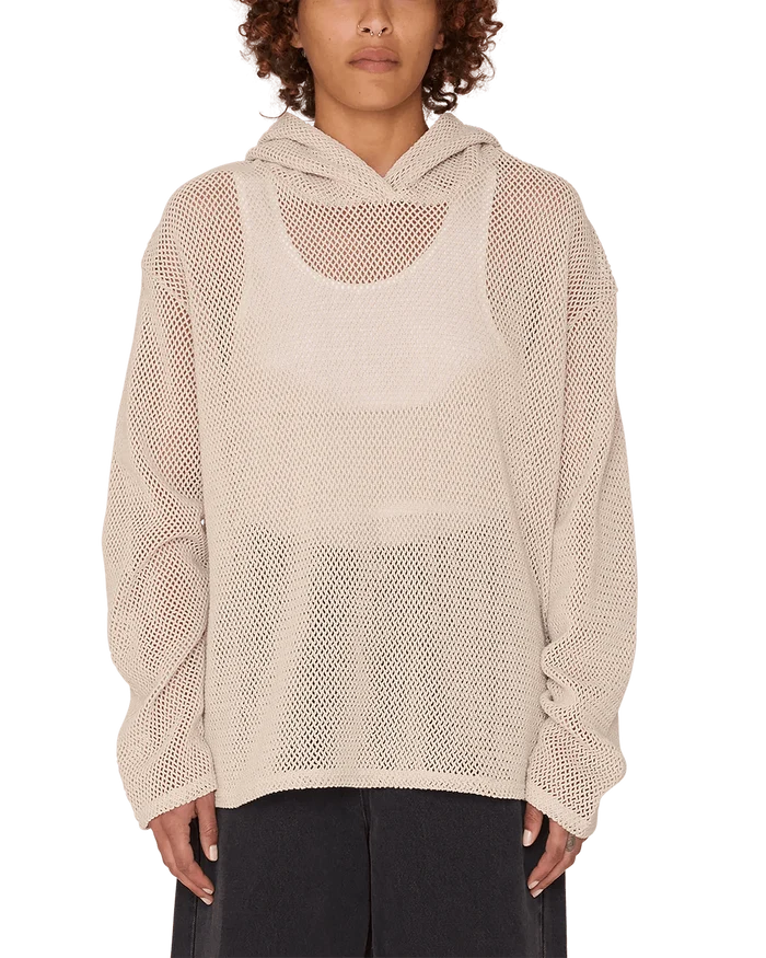 Obey - Billy Mesh LS Hood - Cement - Pulls et Sweats - 231030132