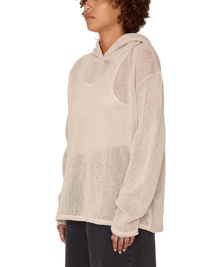 Obey - Billy Mesh LS Hood - Cement - Pulls et Sweats - 231030132