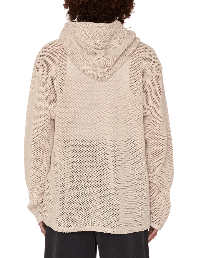 Obey - Billy Mesh LS Hood - Cement - Pulls et Sweats - 231030132