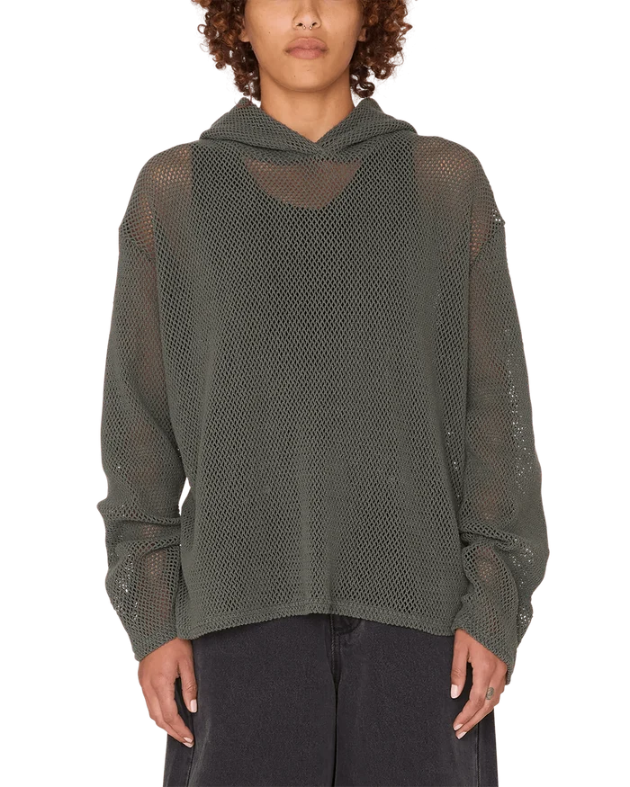 Obey - Billy Mesh LS Hood - Ink - Pulls et Sweats - 231030132