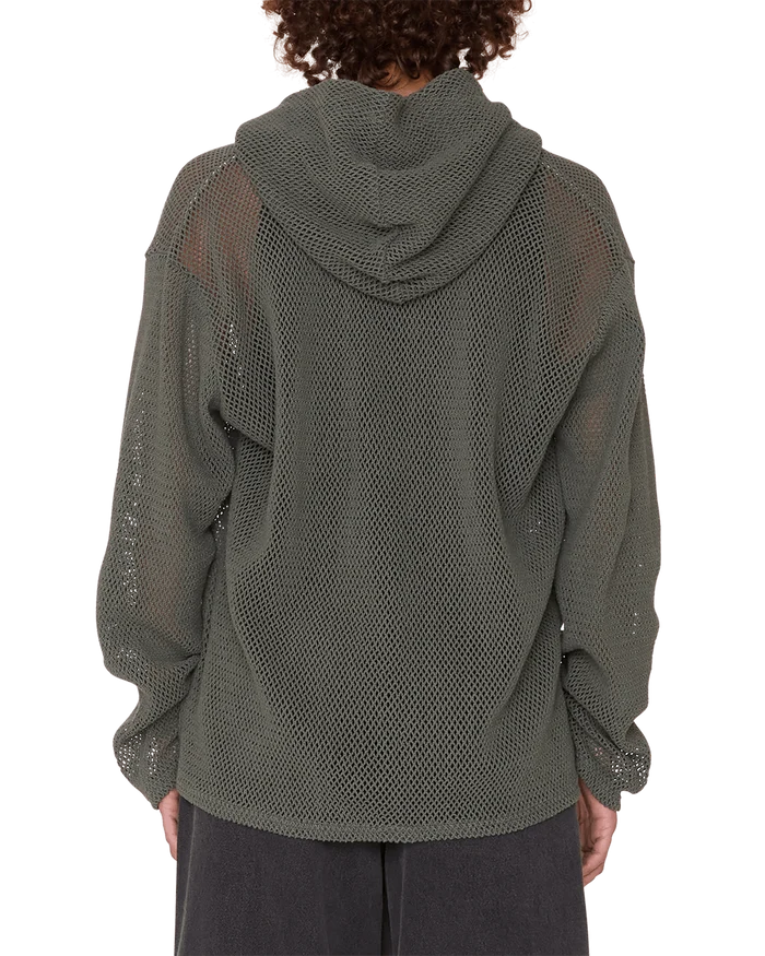 Obey - Billy Mesh LS Hood - Ink - Pulls et Sweats - 231030132
