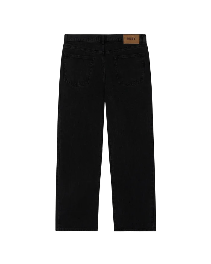 Obey - Classic Baggy Denim - Faded Black - Pantalons et Shorts - 142010109