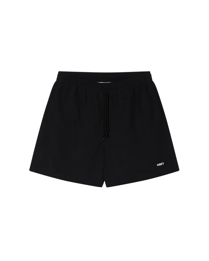 Obey - Easy Water Short - Black - Pantalons et Shorts -