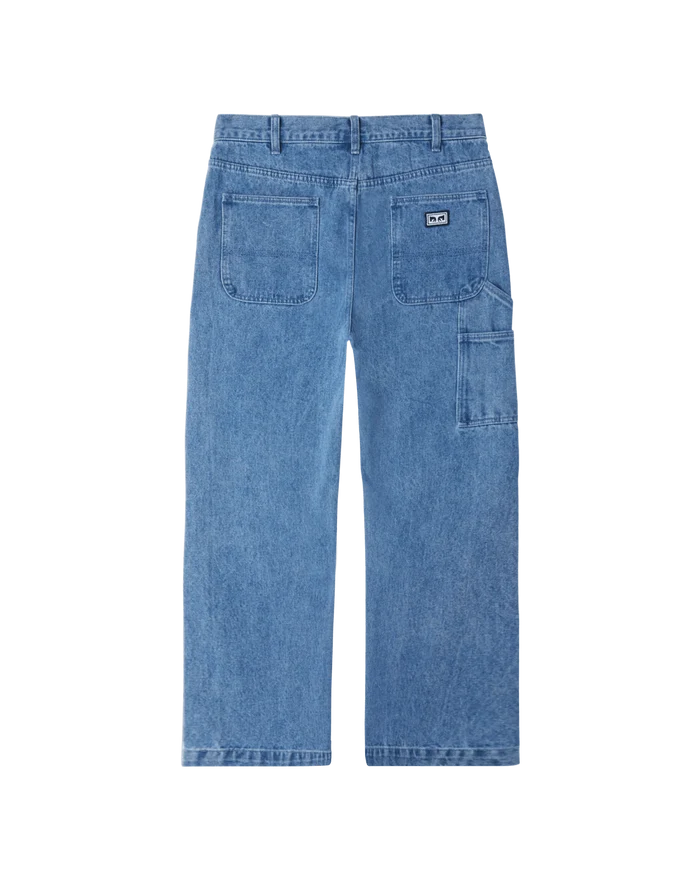 Obey - Hardwork Carpenter Denim - Light Indigo - Pantalons et Shorts - 142010078
