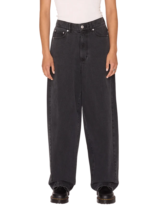 Obey - Leah III Baggy Denim - Black Ash - Jupes et Pantalons - 242010059
