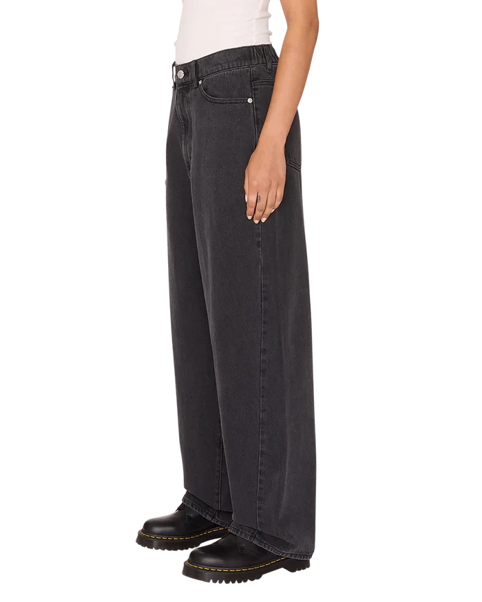 Obey - Leah III Baggy Denim - Black Ash - Jupes et Pantalons - 242010059