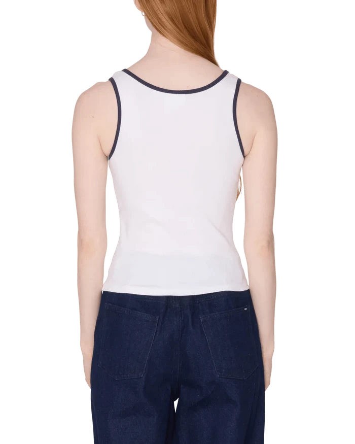 Obey - Loren Rib Tank - White - Tops - 234050152WHTXS