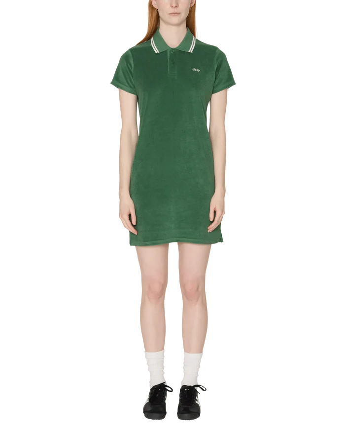 Obey - Lucia Polo Dress - Green - Robes - 401500439GRNS