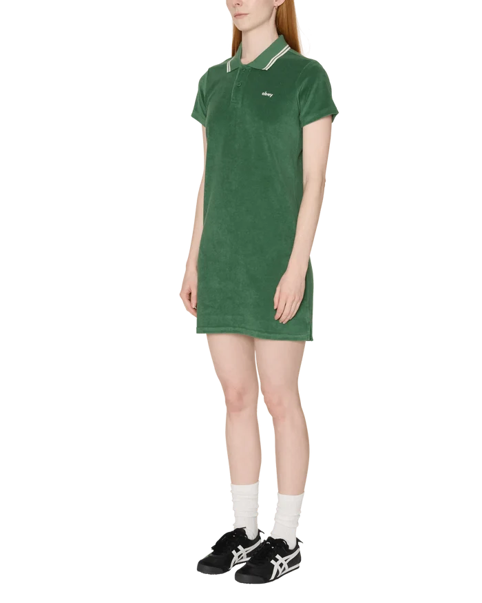 Obey - Lucia Polo Dress - Green - Robes - 401500439GRNS