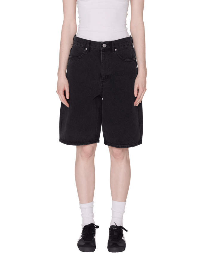 Obey - Pike Denim Short - Faded black - Jupes et Pantalons - 272100059FBL26