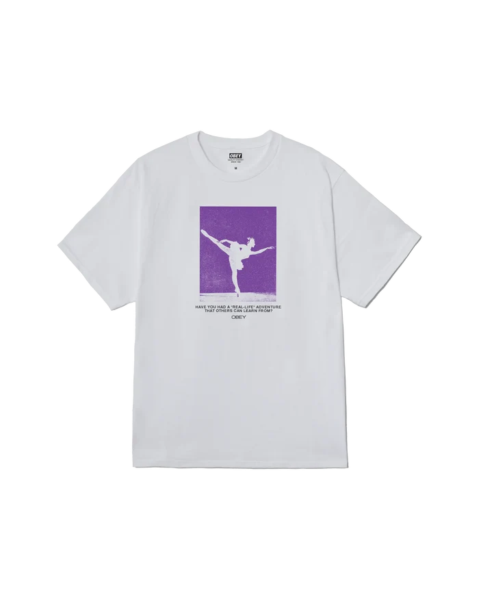Obey - Real Life Classic T-shirt - White - T-shirts - 165264090