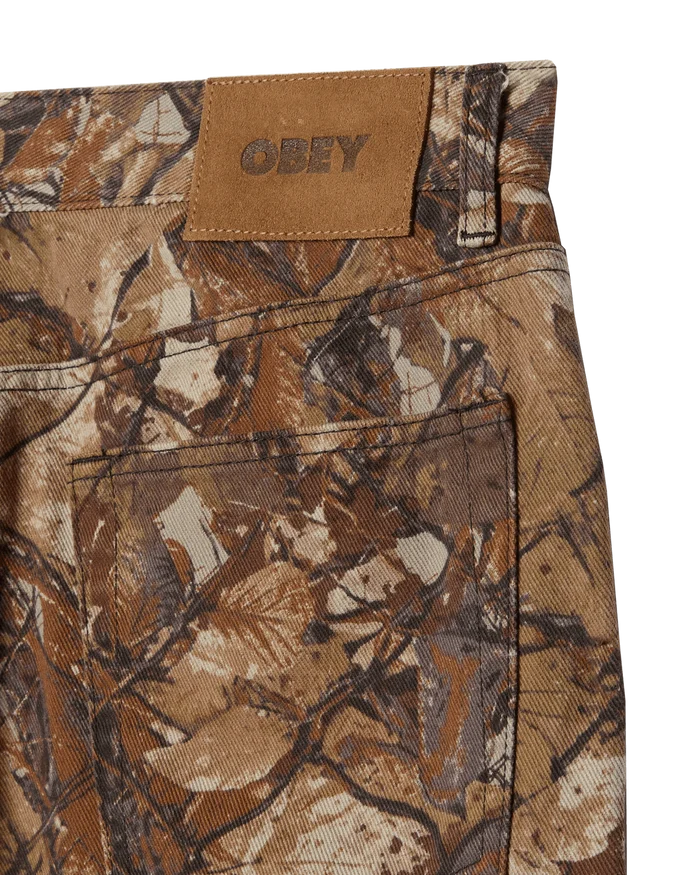 Obey – Classic baggy denim – Fence camo multi - Pantalons et Shorts - 142010109FNC28