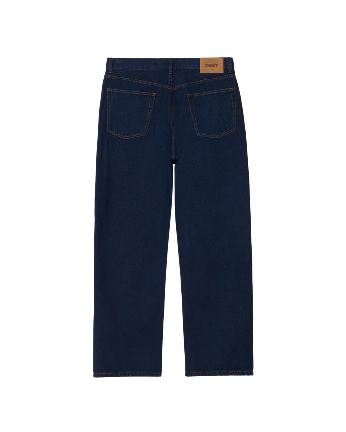 Obey – Classic baggy denim – Rinse indigo - Pantalons et Shorts - 142010109RID28