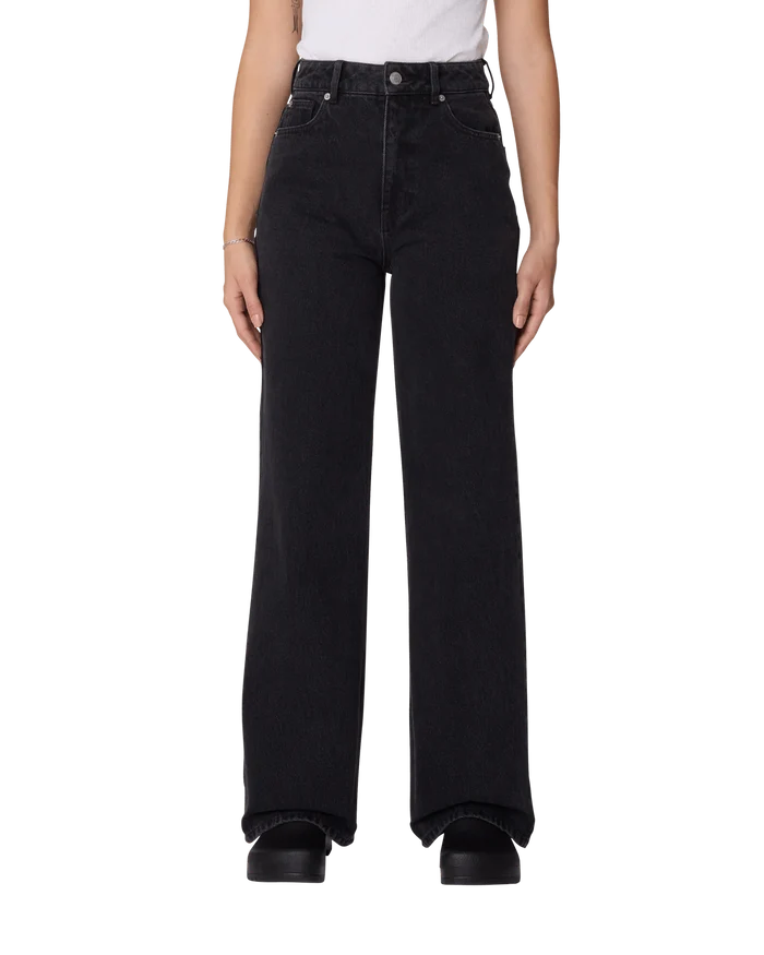 Obey – Errand ii highwaist denim – Black ash - Jupes et Pantalons - 242010061BAH25