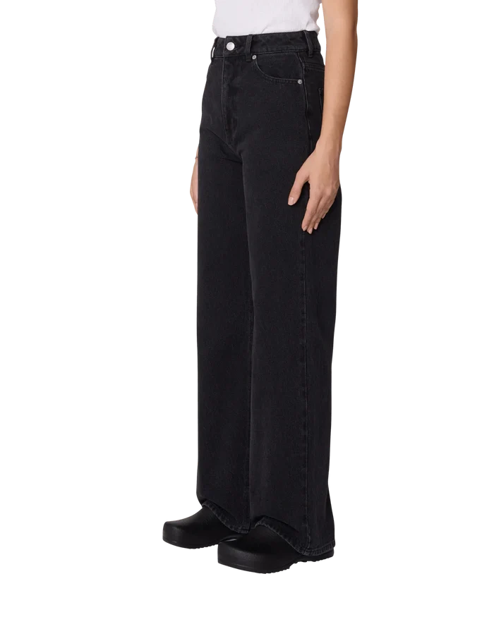 Obey – Errand ii highwaist denim – Black ash - Jupes et Pantalons - 242010061BAH25
