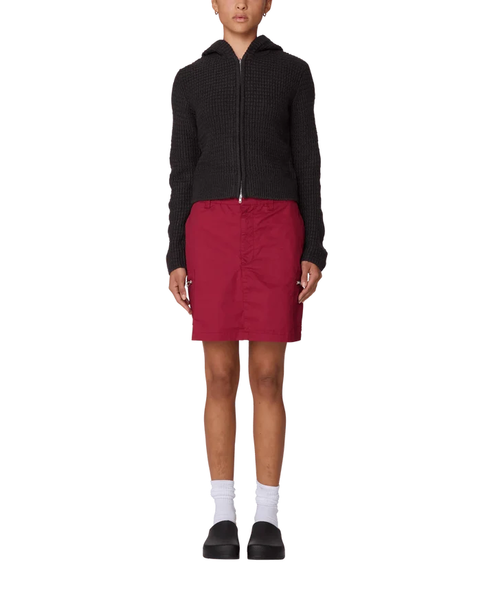 Obey – Glenda hood zip sweater – Charcoal - Pulls et Sweats - 251010077-CHA