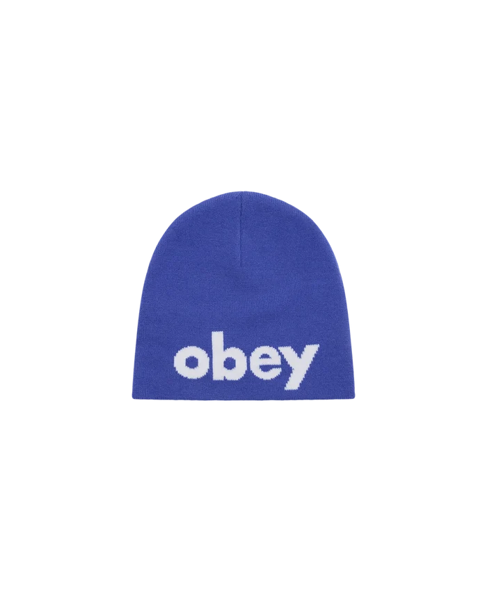 Obey – Lowercase beanie – Dazzling blue - Accessoires - 100030191DZBO/S