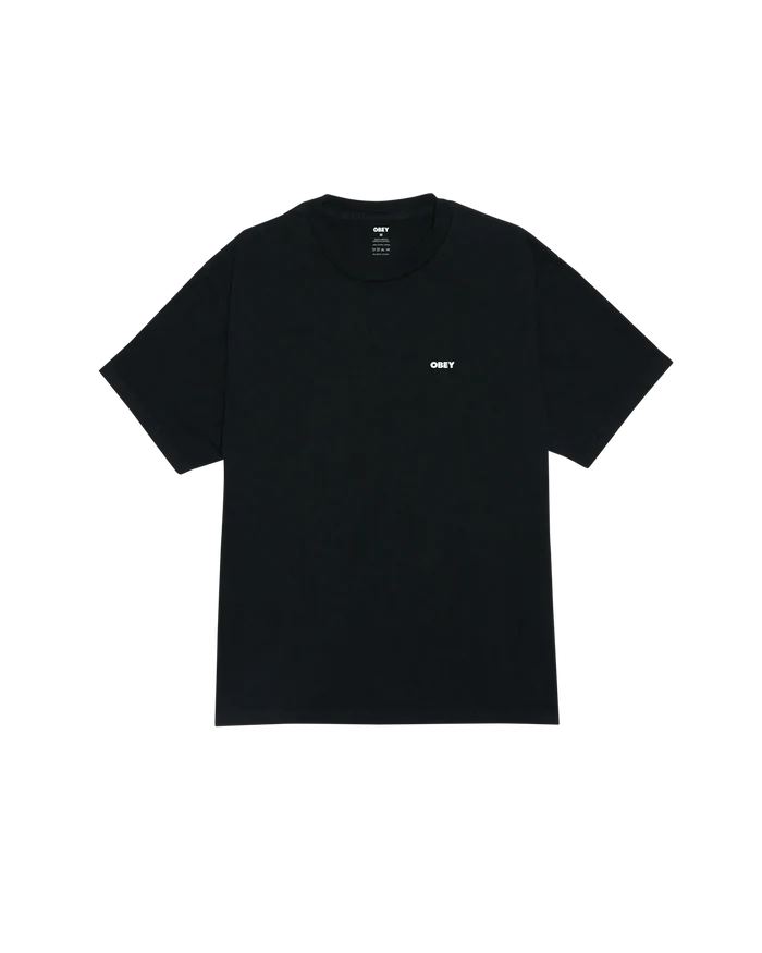 Obey – Obey bold icon face – Pigment dusty black (FW25) - T-shirts - 167924099DBAS