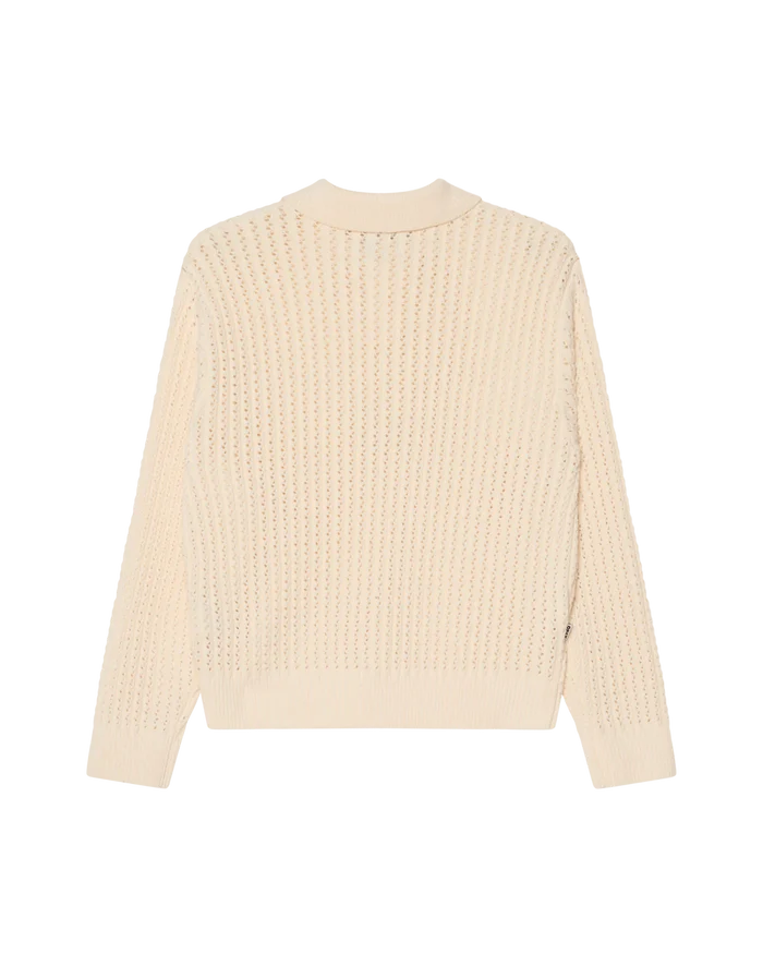 Obey – Obey duane polo sweater – Natural - Pulls et Sweats - 151000112NATS