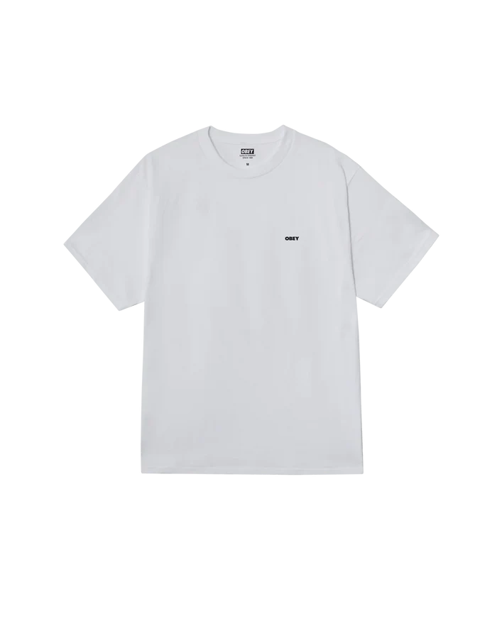 Obey – Obey quarter icon Classic T-shirt – White - T-shirts - 165264193WHTS