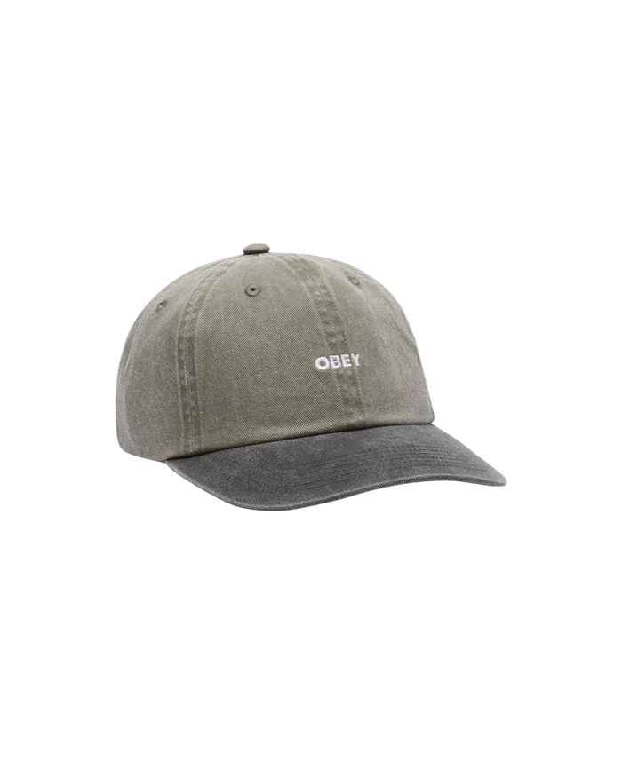 Obey – Pigment bold 6 panel strapback – Pigment olive multi - Accessoires - 100580418POMO/S