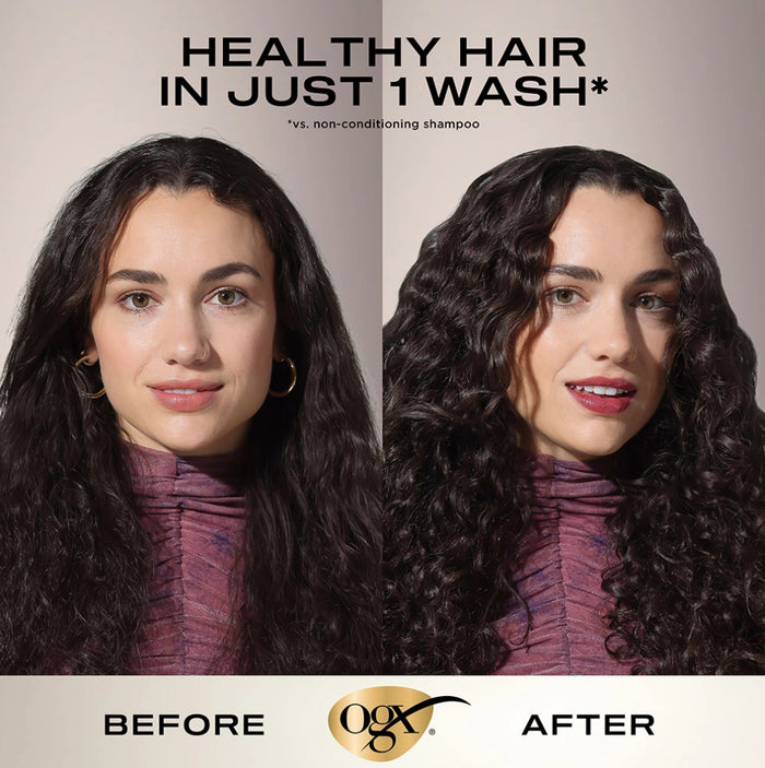 OGX nourshing coconut milk shampoo شامبو الشعر بحليب جوزالهند من او جي اكس