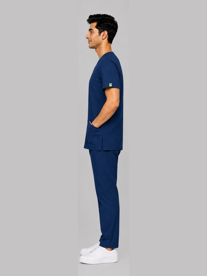 ONYX 4 POCKET V NECK MEN (TEAL) SCRUB